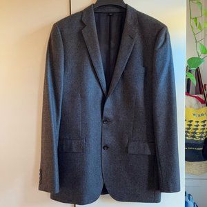 J.Crew Ludlow men's slim-fit charcoal blazer in Italian wool 40L
